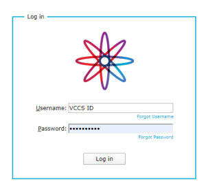 Workspace login screen
