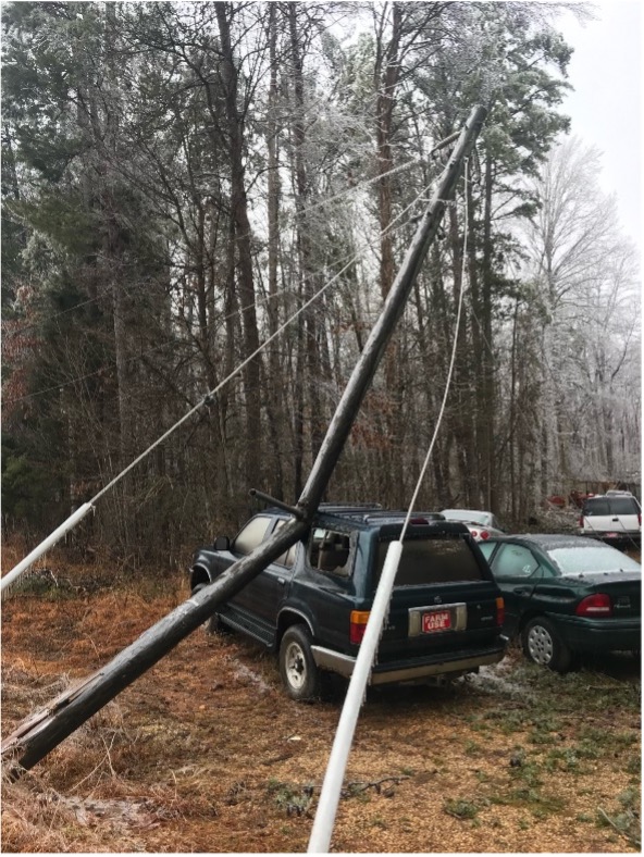 SVCC Power Line Worker Grads to the Rescue