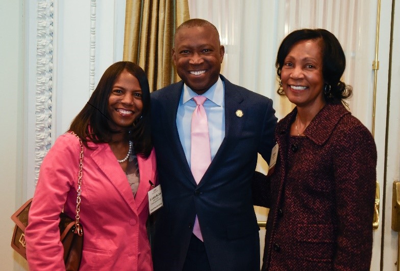 Image of TCC President Marcia Conston with House Speaker and colleague