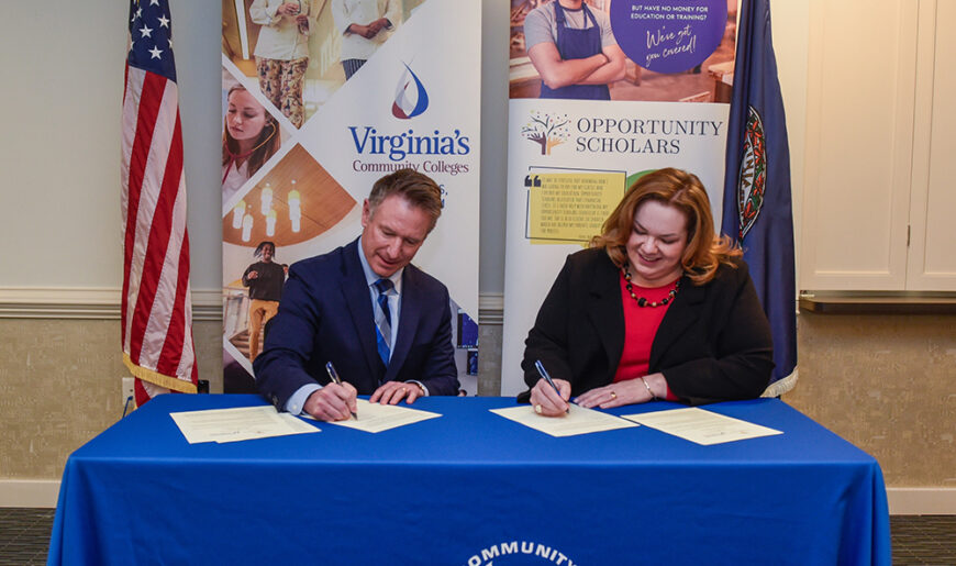 Virginia’s Community Colleges, Opportunity Scholars form Strategic Partnership