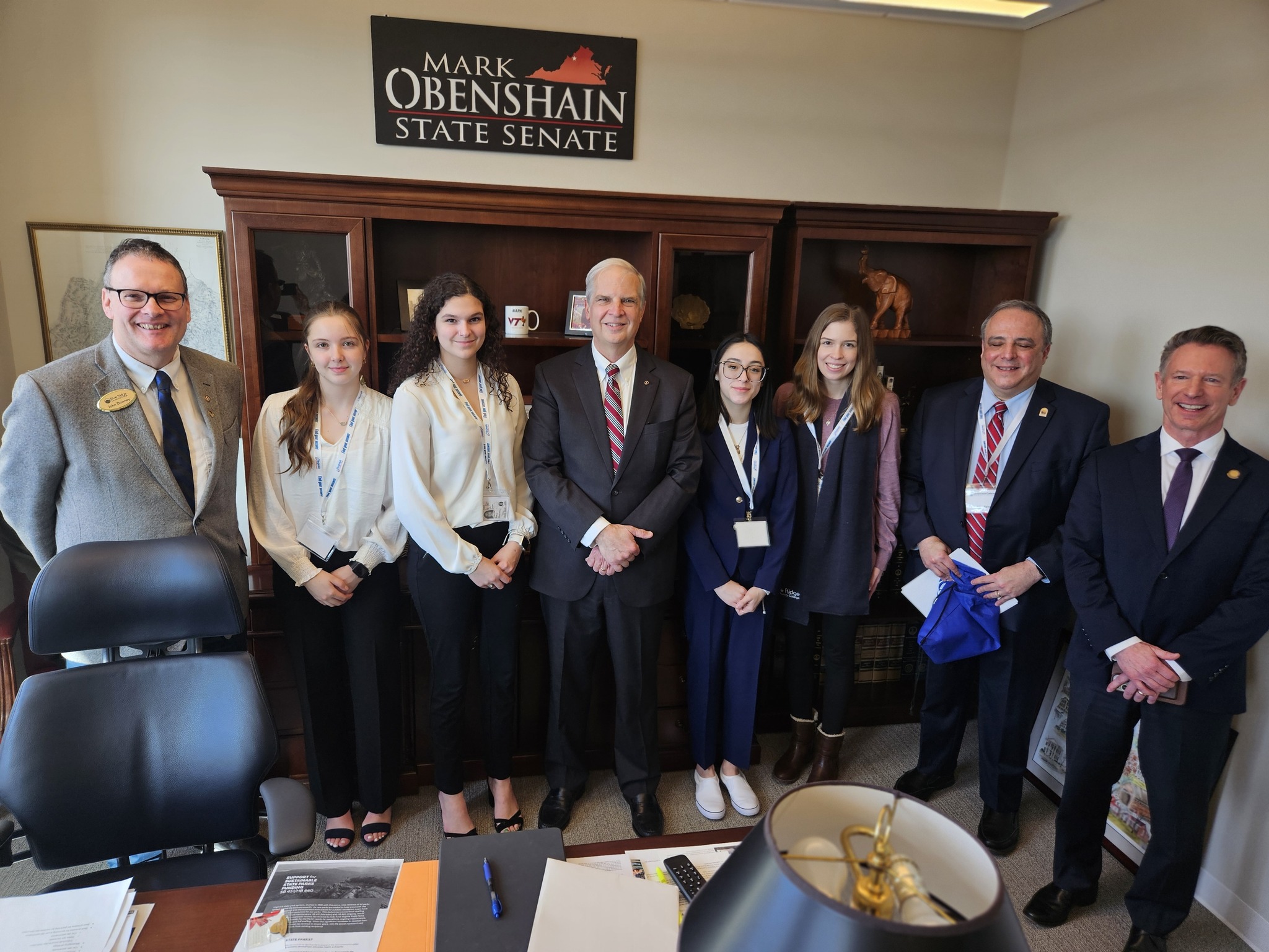 BRCC MECC dore xgr visit Jan 2024 Image of students and administrators at the state capital (2)