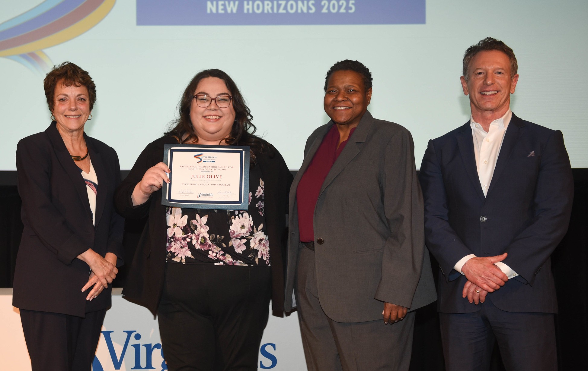 N H EIE Award Reaching More Virginians PVCC Julie Olive et.al. 4 2 25